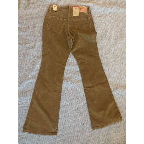 Levi's Size 29x32~ Women's Tan 726 Flare Corduroy Jeans New - Picture 3 of 6